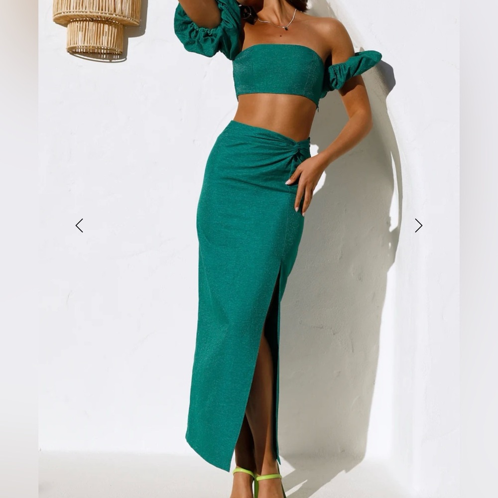 Hello Molly “Who I Am” Set – Emerald Green Two-Piece – Size M / US 6